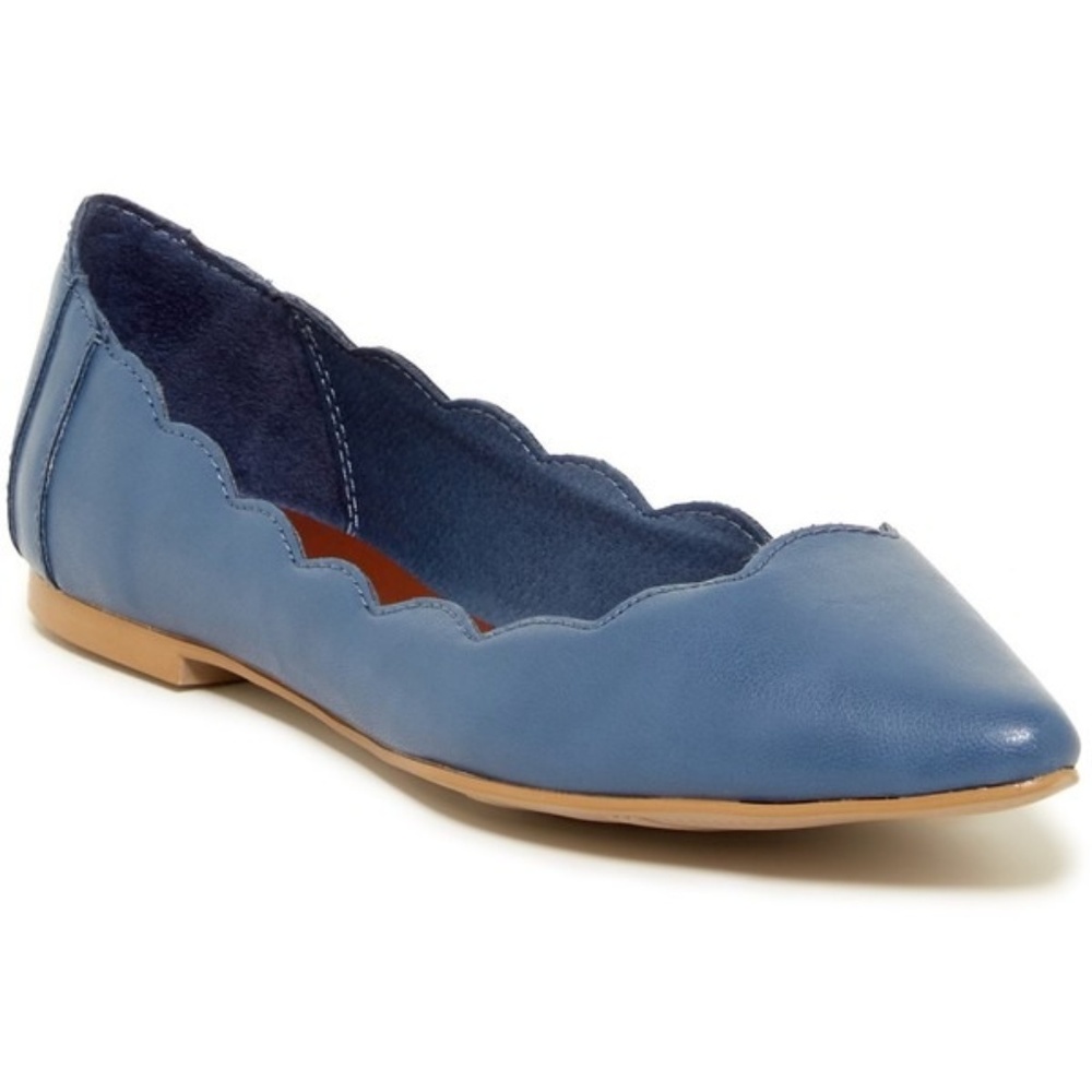 MIA Amari Pointed Toe Flat in Blue